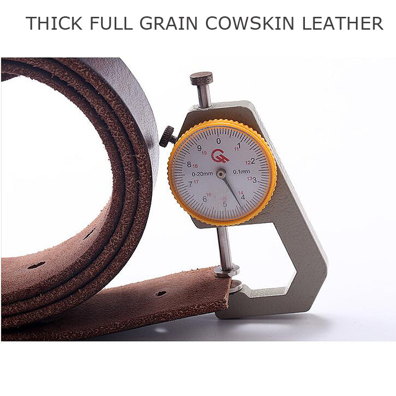 Men’s Handmade Retro Soft Leather Belt – Classic Pin Buckle