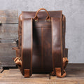 Men's Top Layer Cowhide Leather Backpack – Vintage Travel & Laptop Rucksack