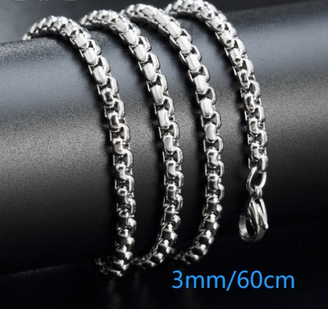 Men’s Vintage Satanic Five Star Sheep Head Pendant Necklace – Titanium Steel Gothic Jewellery
