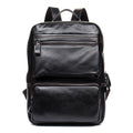 Men's First Layer Cowhide Leather Backpack – Large Business & Travel Rucksack