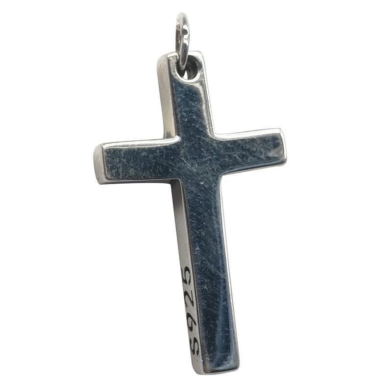 S925 Sterling Silver Crucifix Cross Pendant – Christian Necklace Pendant for Men & Women