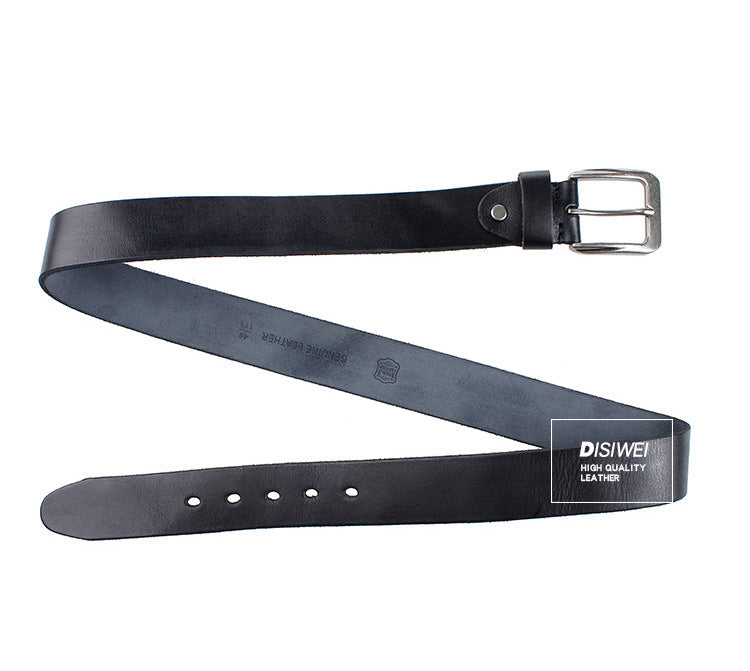 Men’s Washed Vegetable-Tanned Cowhide Leather Belt – Top Layer Genuine Leather

Alternative Title: