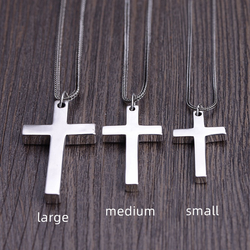 S925 Sterling Silver Crucifix Cross Pendant – Christian Necklace Pendant for Men & Women