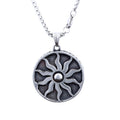 Vintage Apollo Sun God Pendant Necklace – Greek Mythology Titanium Steel Amulet